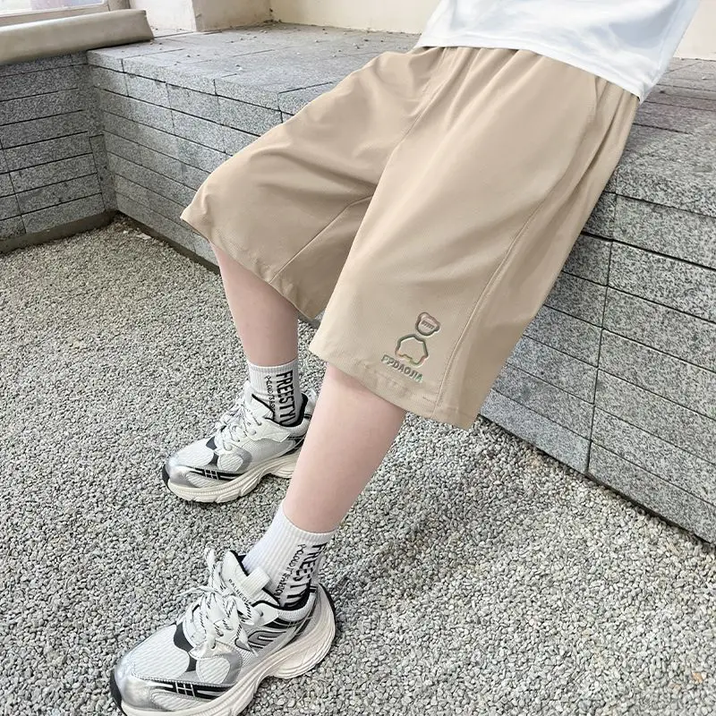 Kids Boys Quick Drying Shorts 2025 New Arrival Children Summer Knee Length Pants Teenage Sporty Thin Shorts Black Gray Khaki
Kids Boys Quick Drying Shorts 2025 New Arrival Children Summer Knee Length Pants Teenage Sporty Thin Shorts Black Gray Khaki