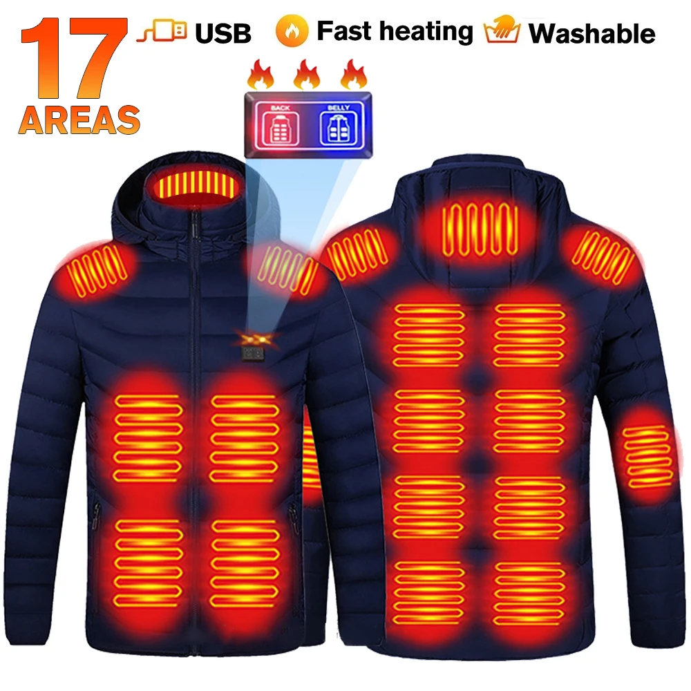 21 Areas Self Heating Vest Men's Heating jacket Women Warm Vest Heated Jacket Warm Jacket Winter Hiking Outdoor USB Heated Coat
21 Areas Self Heating Vest Men's Heating jacket Women Warm Vest Heated Jacket Warm Jacket Winter Hiking Outdoor USB Heated Coat