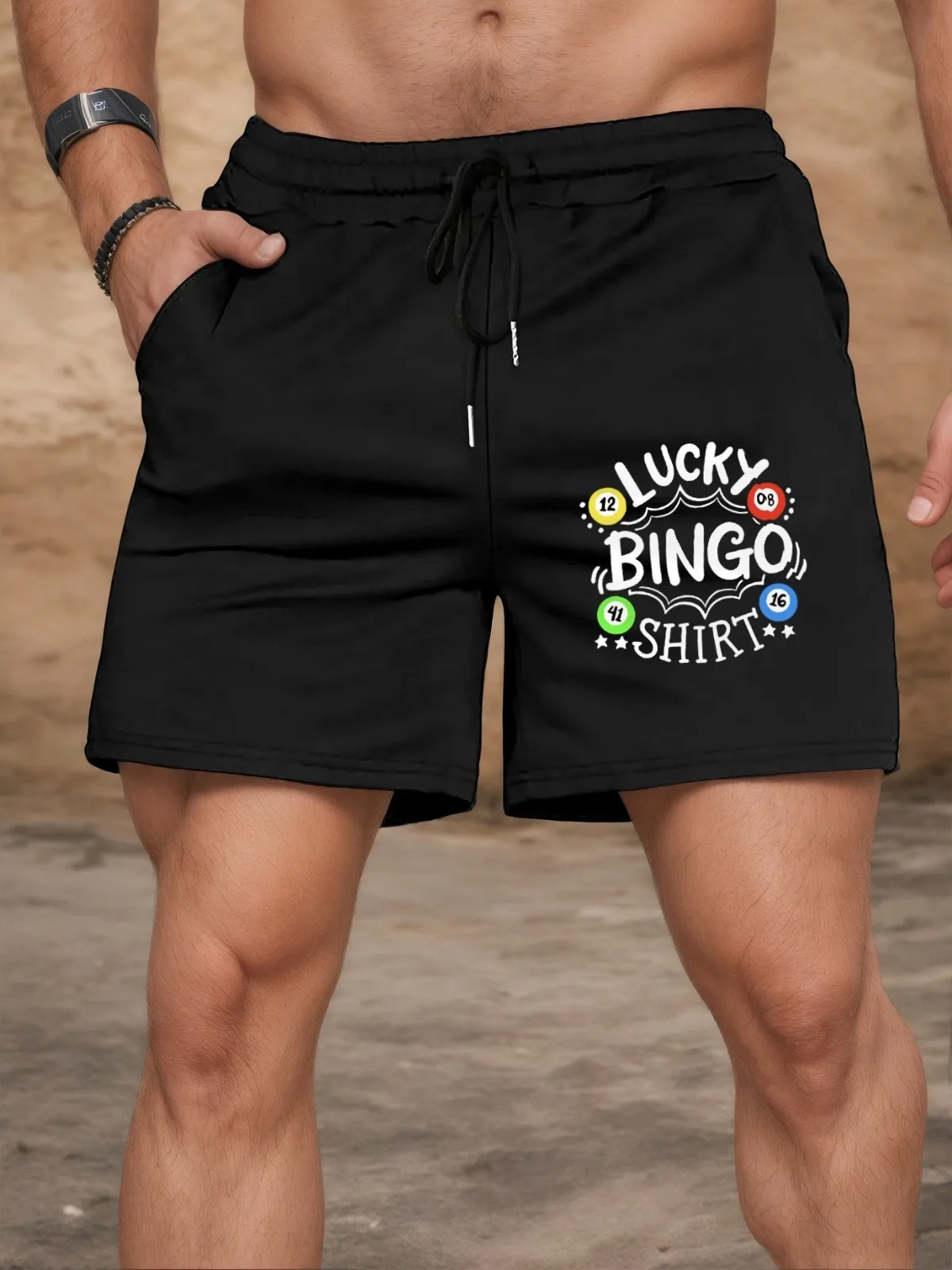 Мужские спортивные шорты с принтом Lucky BINGO для отдыха и отдыха с карманами, подходят для бега в тренажерном зале, уличная одежда, шорты для фитнеса
Мужские спортивные шорты с принтом Lucky BINGO для отдыха и отдыха с карманами, подходят для бега в тренажерном зале, уличная одежда, шорты для фитнеса