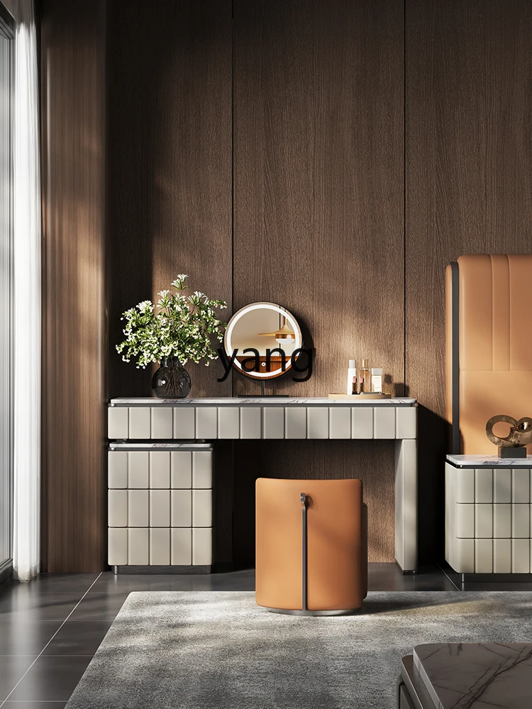 LMM Italian minimalist dresser mirror bedroom modern minimalist light luxury leather dresser
LMM Italian minimalist dresser mirror bedroom modern minimalist light luxury leather dresser