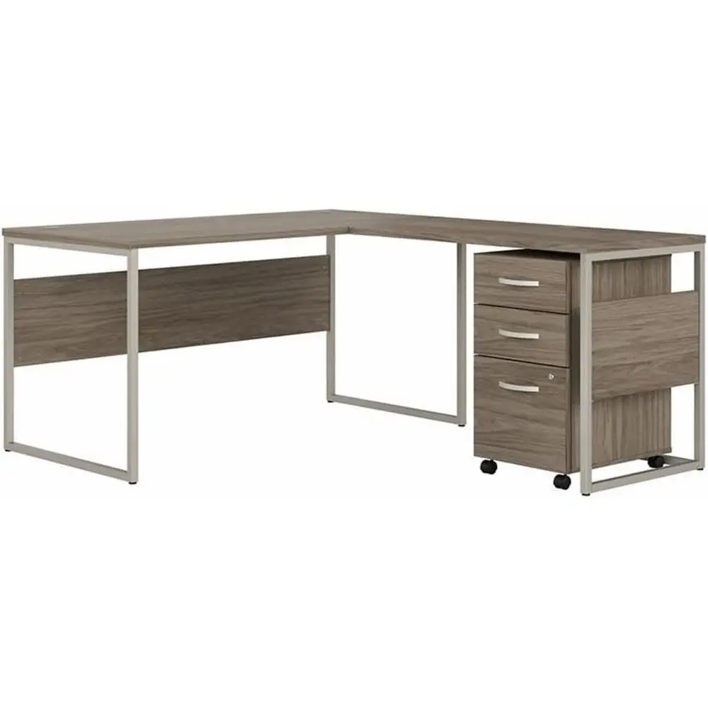 Письменный стол L-образной формы Hickory 60W x 30D с мобильным шкафом для документов 60W
Письменный стол L-образной формы Hickory 60W x 30D с мобильным шкафом для документов 60W