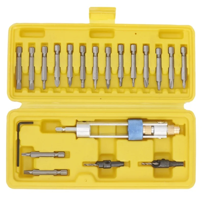 Screwdriver Set High Speed Steel Bits Cross/Slot Countersunk Drill Hardware Tool
Screwdriver Set High Speed Steel Bits Cross/Slot Countersunk Drill Hardware Tool