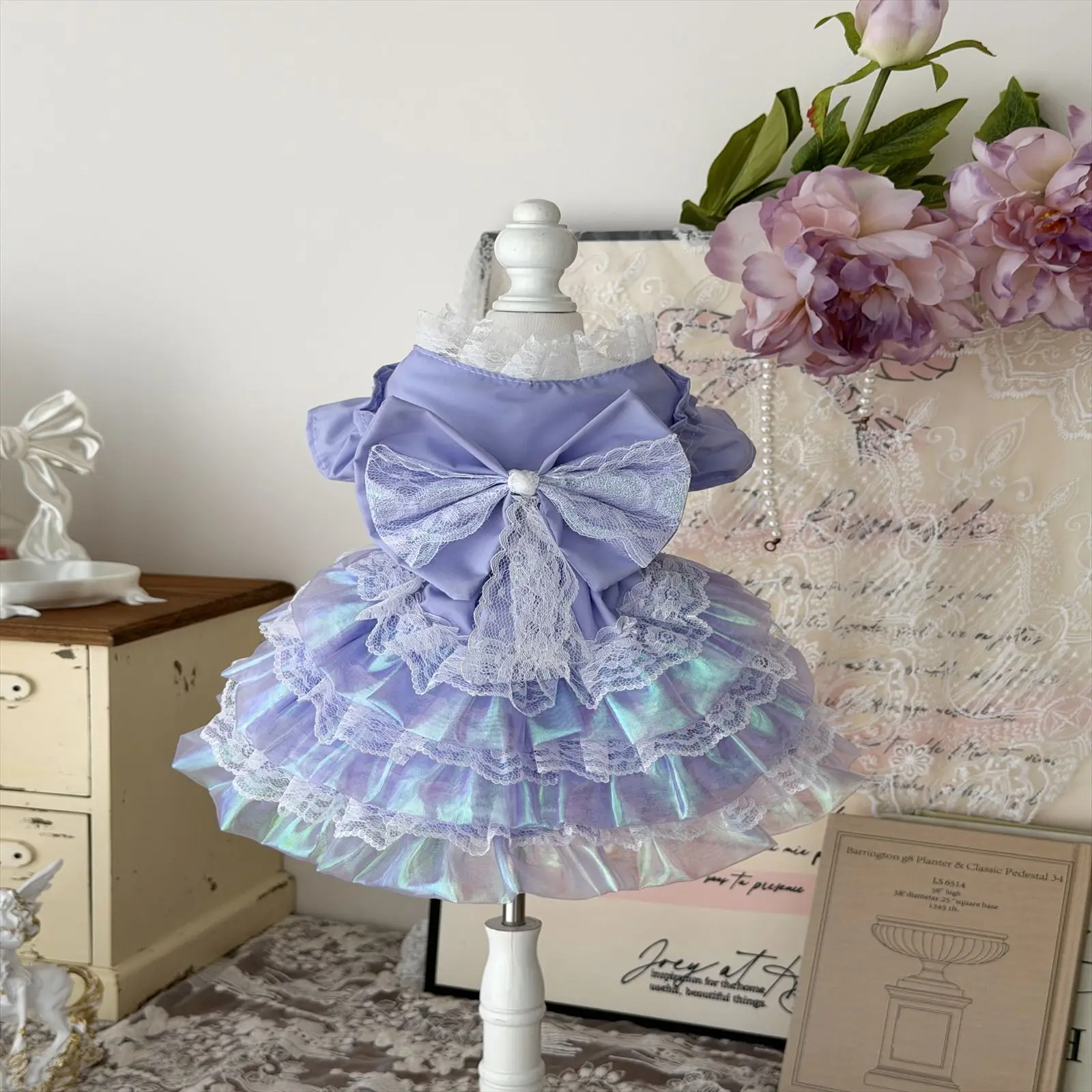 Handmade Purple Laser Mesh Layered Cake Tutu Dress Cute Princess Flowy Sparkly Cat Dog Outwear Birthday Party Park Photoshoot
Handmade Purple Laser Mesh Layered Cake Tutu Dress Cute Princess Flowy Sparkly Cat Dog Outwear Birthday Party Park Photoshoot