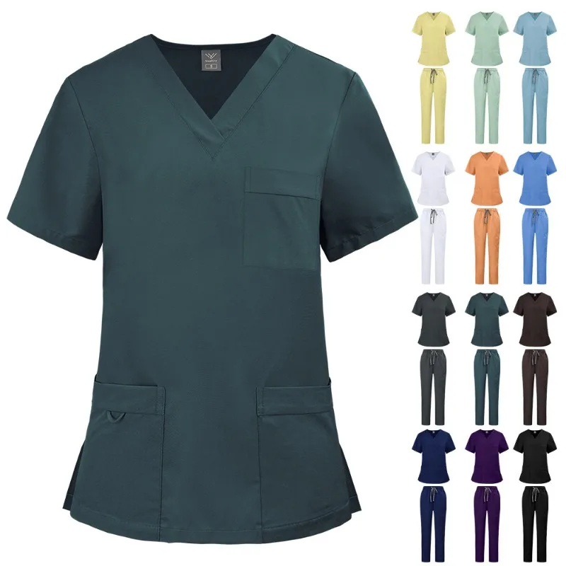 New Quick-drying Elastic Hand-washing Clothes Men and Women Plus Size Doctors and Nurses Uniforms Two-piece Laboratory Clothing
New Quick-drying Elastic Hand-washing Clothes Men and Women Plus Size Doctors and Nurses Uniforms Two-piece Laboratory Clothing