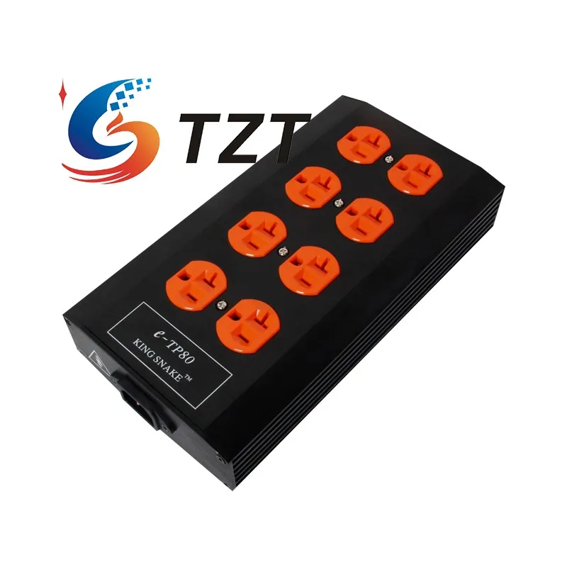 TZT E-TP80 Audio Noise AC Power Filter Power Conditioner Surge Protection Audio Power Purifier Filter Socket-Silver/Orange/Black
TZT E-TP80 Audio Noise AC Power Filter Power Conditioner Surge Protection Audio Power Purifier Filter Socket-Silver/Orange/Black