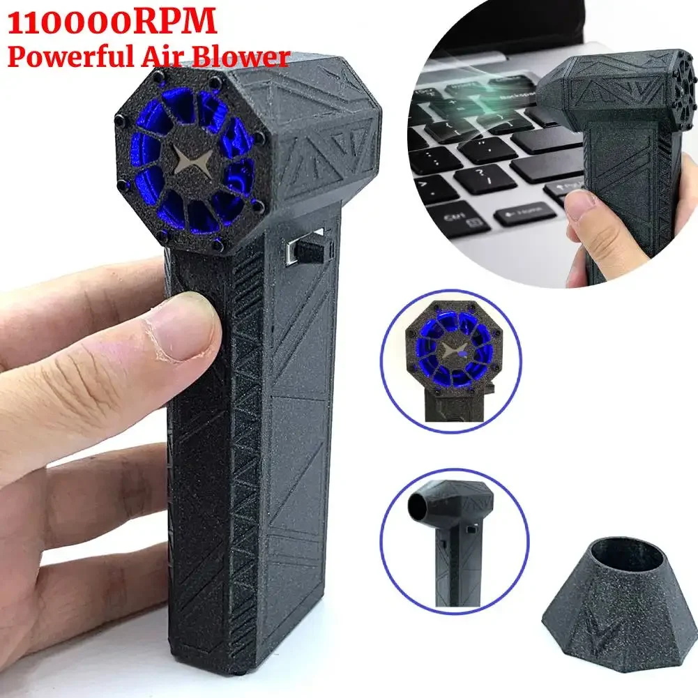 110000 RPM Compression Blower Rechargeable Air Cleaner 45M/S Powerful Suction Turbo Fan Portable Computer Keyboard Cleaner Fan
110000 RPM Compression Blower Rechargeable Air Cleaner 45M/S Powerful Suction Turbo Fan Portable Computer Keyboard Cleaner Fan