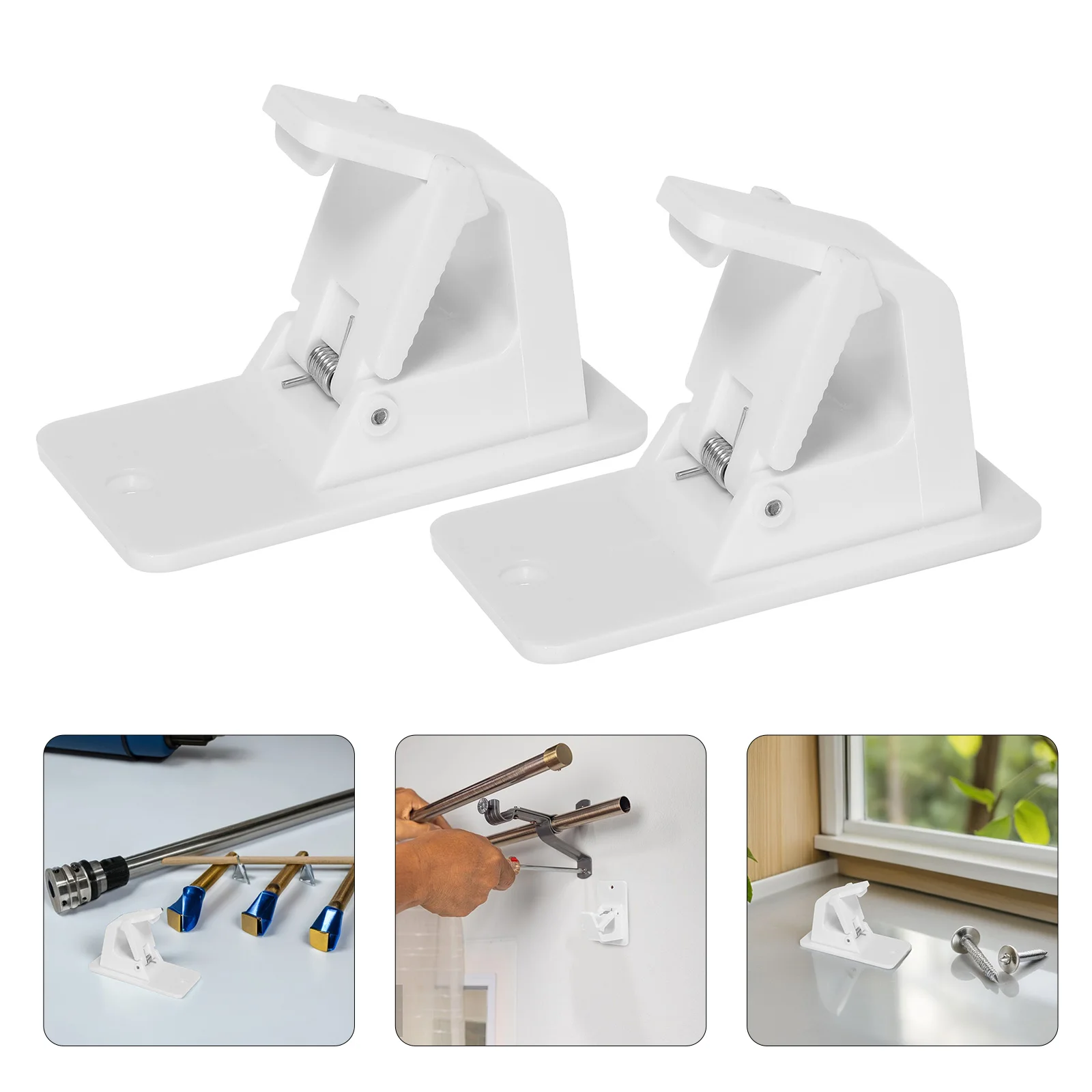 Heavy Duty Curtain Rod Brackets Self Adhesive Shower Rod Holders Sturdy Wall Mount Black Abs Supports Easy Install No
Heavy Duty Curtain Rod Brackets Self Adhesive Shower Rod Holders Sturdy Wall Mount Black Abs Supports Easy Install No