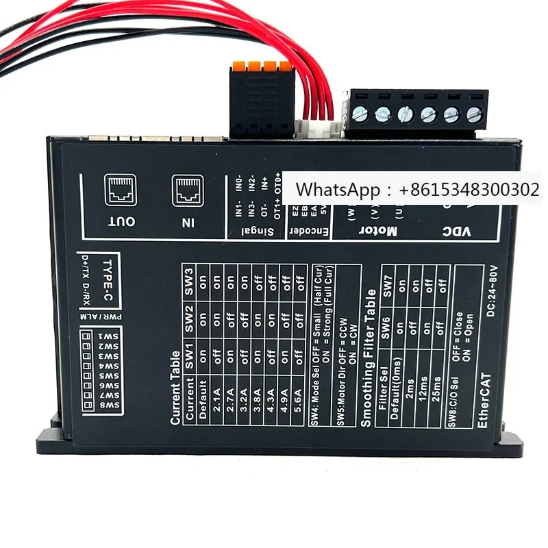 Open loop closed-loop 42/57/86 stepper motor driver controller 485 communication Ether CAT bus
Open loop closed-loop 42/57/86 stepper motor driver controller 485 communication Ether CAT bus