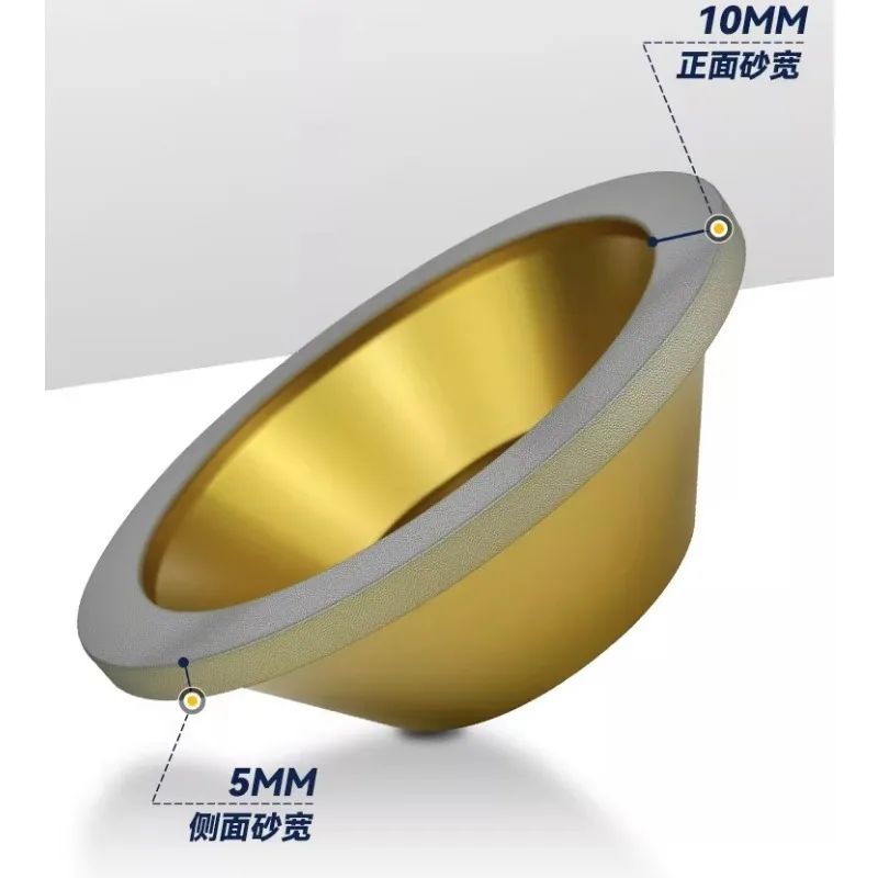 Brazing Alloy Bowl Grinding Wheel 45 Degree Diamond Super Grinding Wheel Bevel Grinding Tungsten Steel Ceramic Milling Cutter
Brazing Alloy Bowl Grinding Wheel 45 Degree Diamond Super Grinding Wheel Bevel Grinding Tungsten Steel Ceramic Milling Cutter