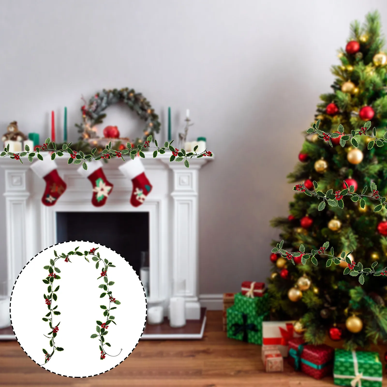 6/8Feet Red Berry Wreath Christmas Garland Flexible Artificial Berry Garland For Winter Christmas New Year Holiday Decor navidad
6/8Feet Red Berry Wreath Christmas Garland Flexible Artificial Berry Garland For Winter Christmas New Year Holiday Decor navidad