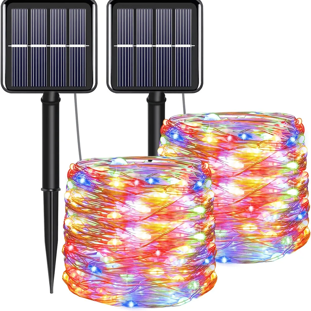 LED Copper Wire Lamp Wedding Garden Fairy String Light Outdoor Patio Party Courtyard Decoration LED Solar Light for Christmas
LED Copper Wire Lamp Wedding Garden Fairy String Light Outdoor Patio Party Courtyard Decoration LED Solar Light for Christmas