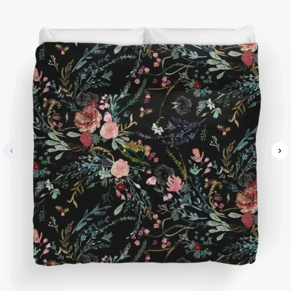 Flowers Bedding Duvet Cover for Dark color Print Room Bedroom Decor Comfortable and Soft Quilt Cover
Flowers Bedding Duvet Cover for Dark color Print Room Bedroom Decor Comfortable and Soft Quilt Cover