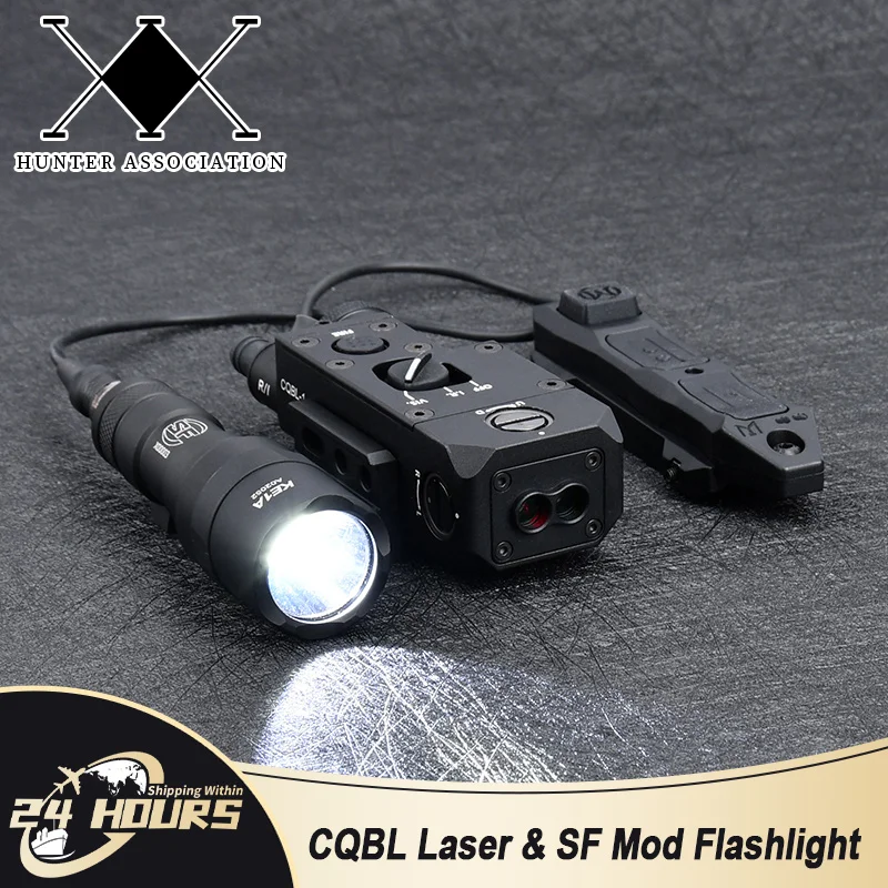WADSN Tactical CQBL Red/Green/Blue/IR Laser & Mod Surefir Flashlight With Dual Fucntion Remote Switch For Airsoft Hunting Light
WADSN Tactical CQBL Red/Green/Blue/IR Laser & Mod Surefir Flashlight With Dual Fucntion Remote Switch For Airsoft Hunting Light