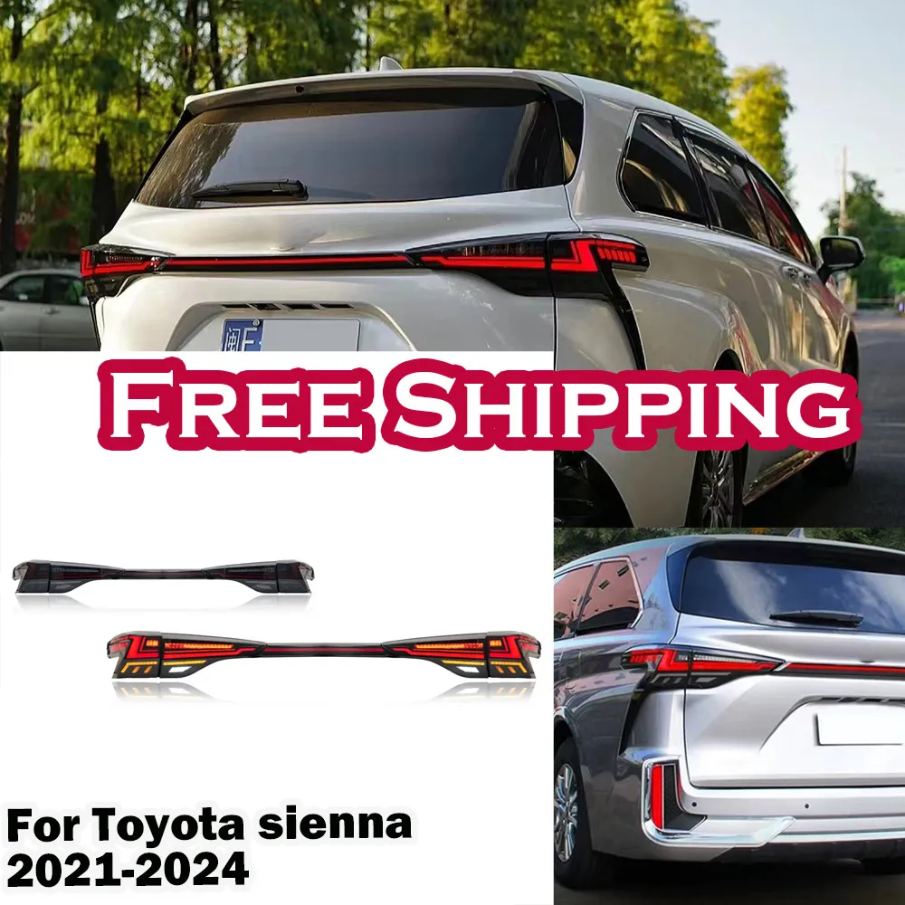 Автомобильная задняя фара в сборе для Toyota sienna 2021-2024, обновленная модификация до новой Sienna, динамический сигнал поворота, тормоз автомобиля, задняя фара
Автомобильная задняя фара в сборе для Toyota sienna 2021-2024, обновленная модификация до новой Sienna, динамический сигнал поворота, тормоз автомобиля, задняя фара