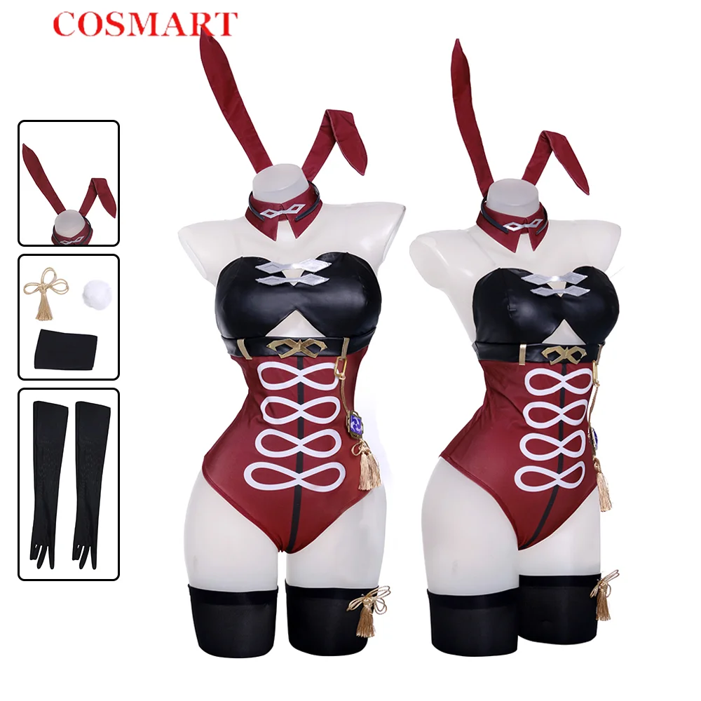 COSMART аниме Genshin Impact Beidou Bunny Girl игровой костюм косплей костюм сексуальные милые комбинезоны форма Пасхальная вечеринка наряд
COSMART аниме Genshin Impact Beidou Bunny Girl игровой костюм косплей костюм сексуальные милые комбинезоны форма Пасхальная вечеринка наряд