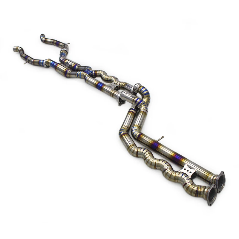 OEM Titanium Exhaust Pipes For BMW M3 M4 F80 F82 S55 3.0T 2015-2019 Auto Equal Length Mid Pipes Dual Resonator
OEM Titanium Exhaust Pipes For BMW M3 M4 F80 F82 S55 3.0T 2015-2019 Auto Equal Length Mid Pipes Dual Resonator