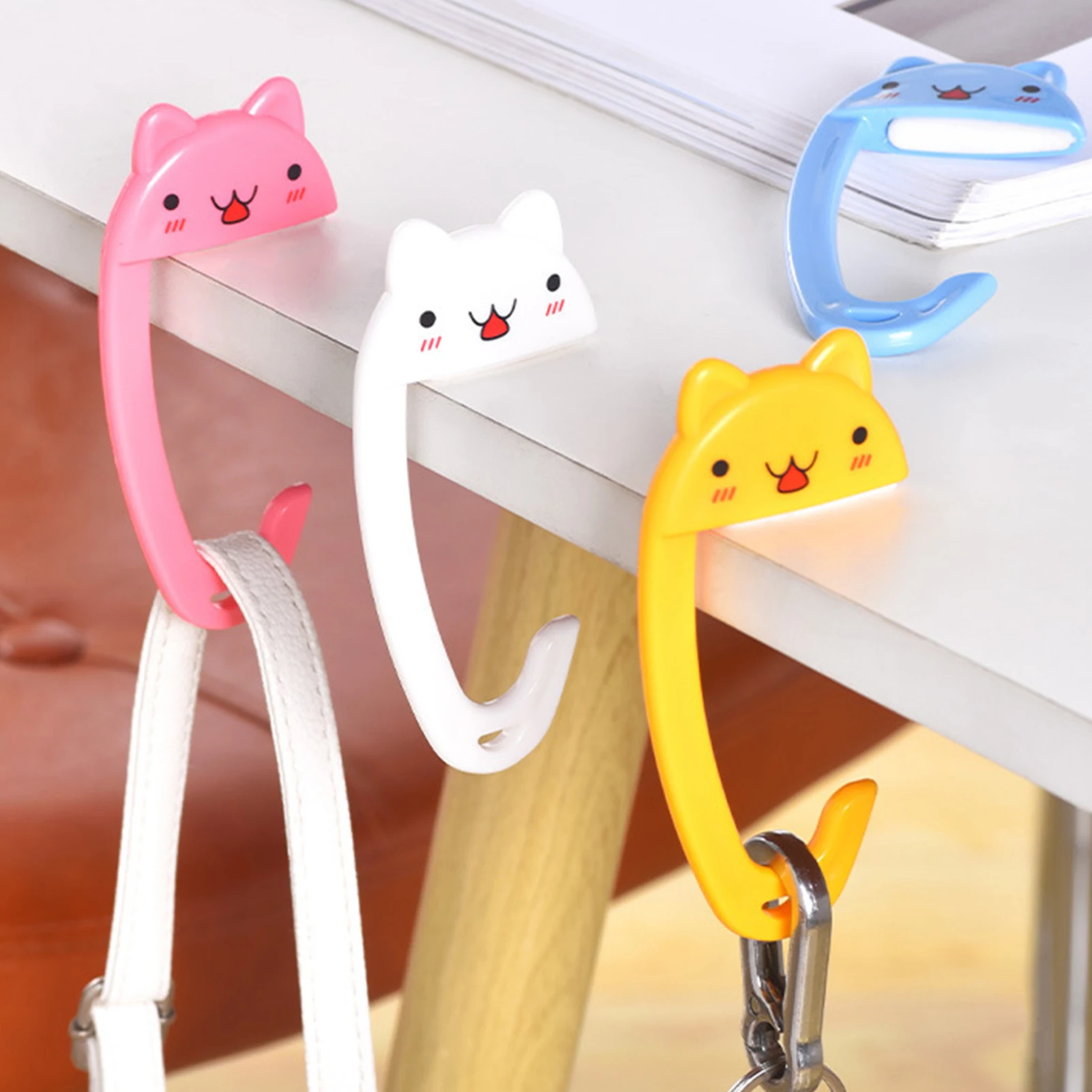 1pcs Cartoon Portable Desk Edge Hanging Hook Multifunctional Desktop Handbag Rack Fits Home Office Desk Hanging Storage Supplies
1pcs Cartoon Portable Desk Edge Hanging Hook Multifunctional Desktop Handbag Rack Fits Home Office Desk Hanging Storage Supplies