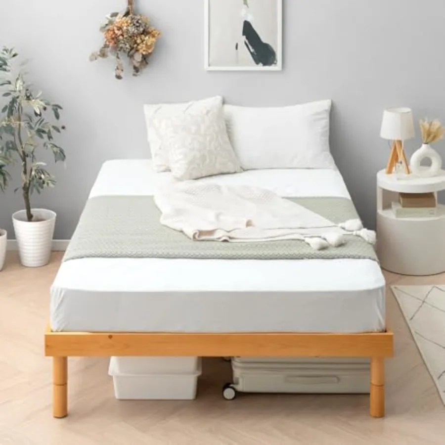 Tansu no Gen King Bed Frame Solid Nordic Pine Wood No Box Spring Needed 10 Inch Underbed Space Easy Assembly 49600323 101526
Tansu no Gen King Bed Frame Solid Nordic Pine Wood No Box Spring Needed 10 Inch Underbed Space Easy Assembly 49600323 101526