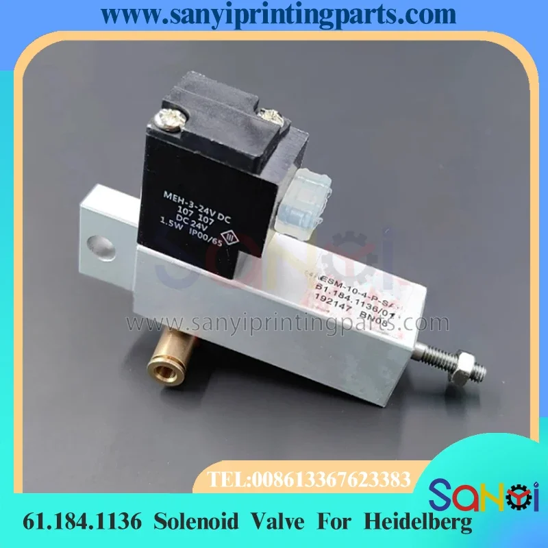 Best Quality 61.184.1136 Ink Cylinder Solenoid Valve For Heidelberg SM74 SM52 Printing Machine Parts
Best Quality 61.184.1136 Ink Cylinder Solenoid Valve For Heidelberg SM74 SM52 Printing Machine Parts
