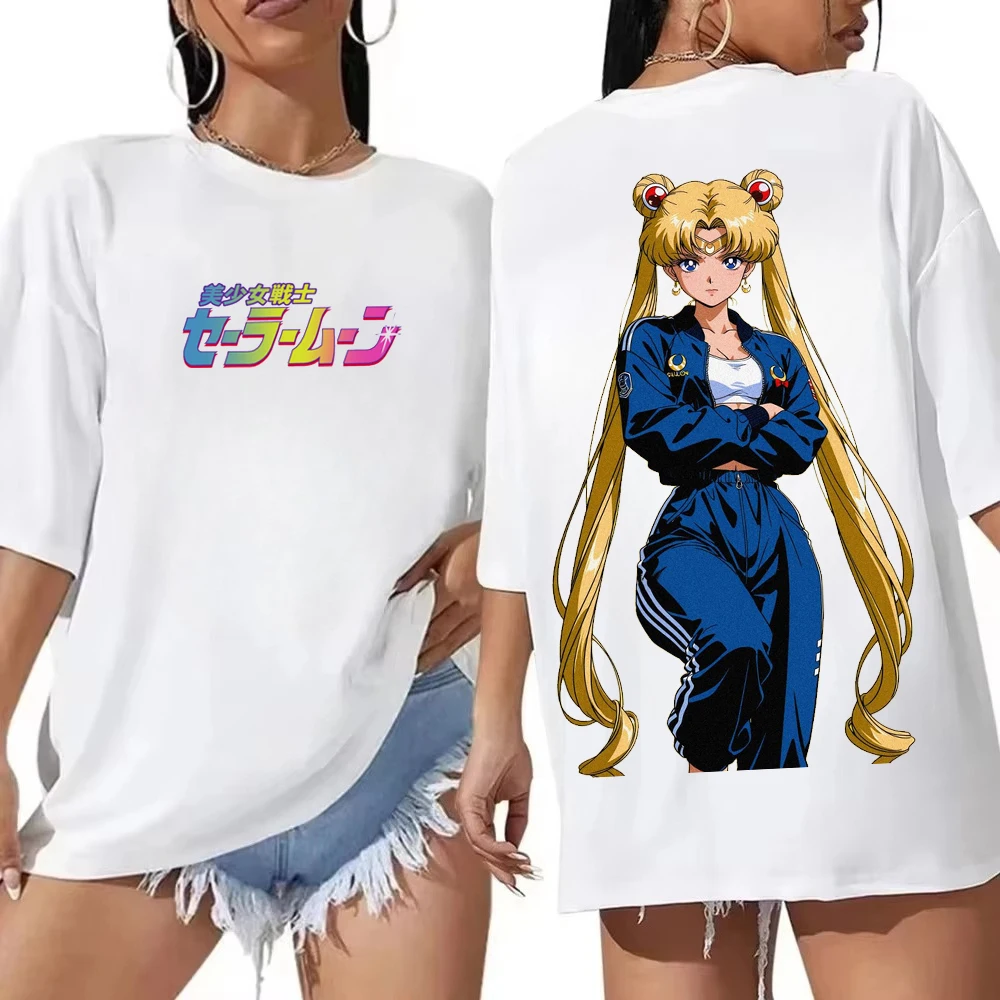 Sailor Moon Retro 90s Anime Graphic T Shirt Summer Cotton Men Women Tee Streetwear Casual Trend Short Sleeve Couple Hip Hop Top
Sailor Moon Retro 90s Anime Graphic T Shirt Summer Cotton Men Women Tee Streetwear Casual Trend Short Sleeve Couple Hip Hop Top