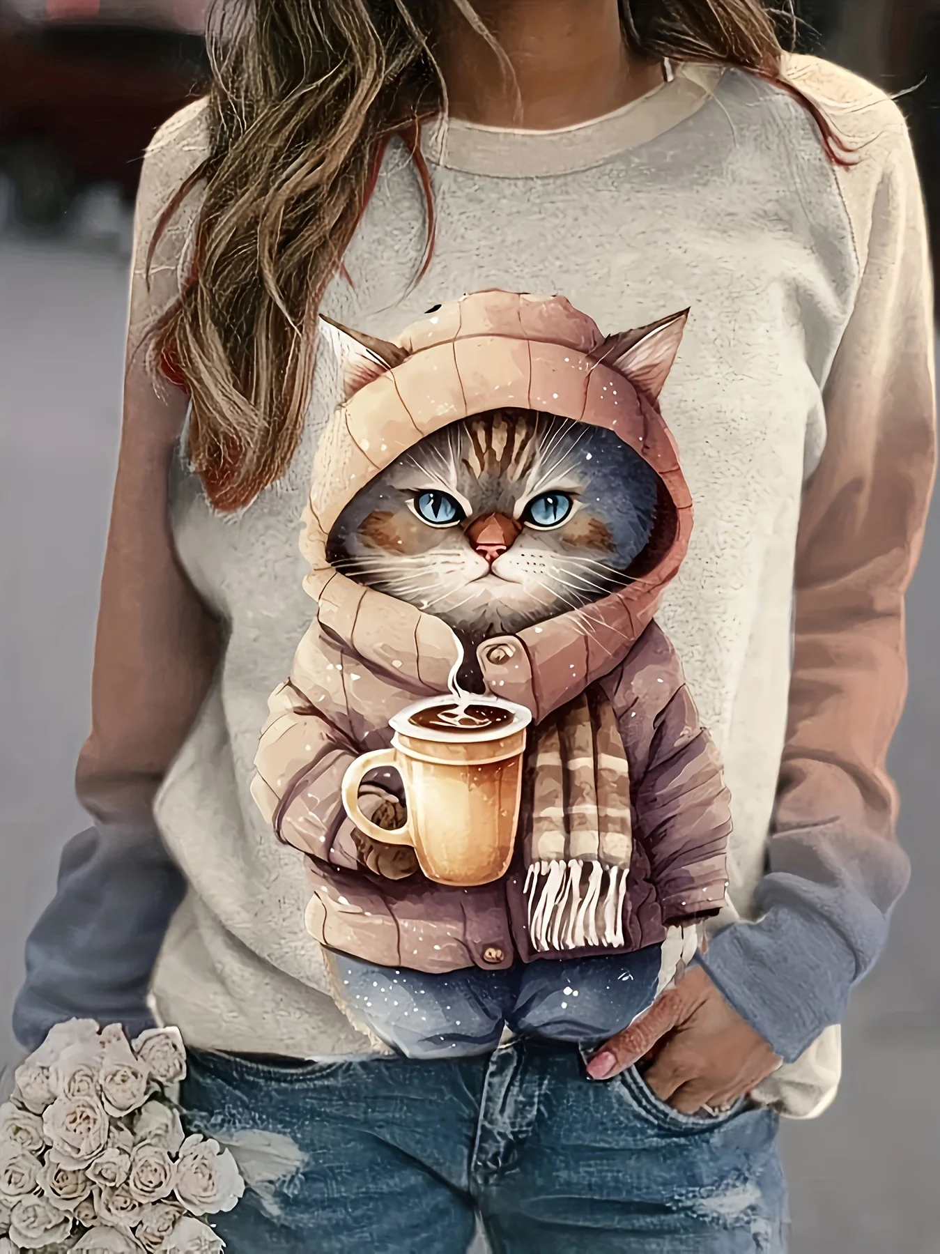 Футболка с длинным рукавом Feline-мягкая, дышащая, повседневная одежда для весны и осени
Футболка с длинным рукавом Feline-мягкая, дышащая, повседневная одежда для весны и осени