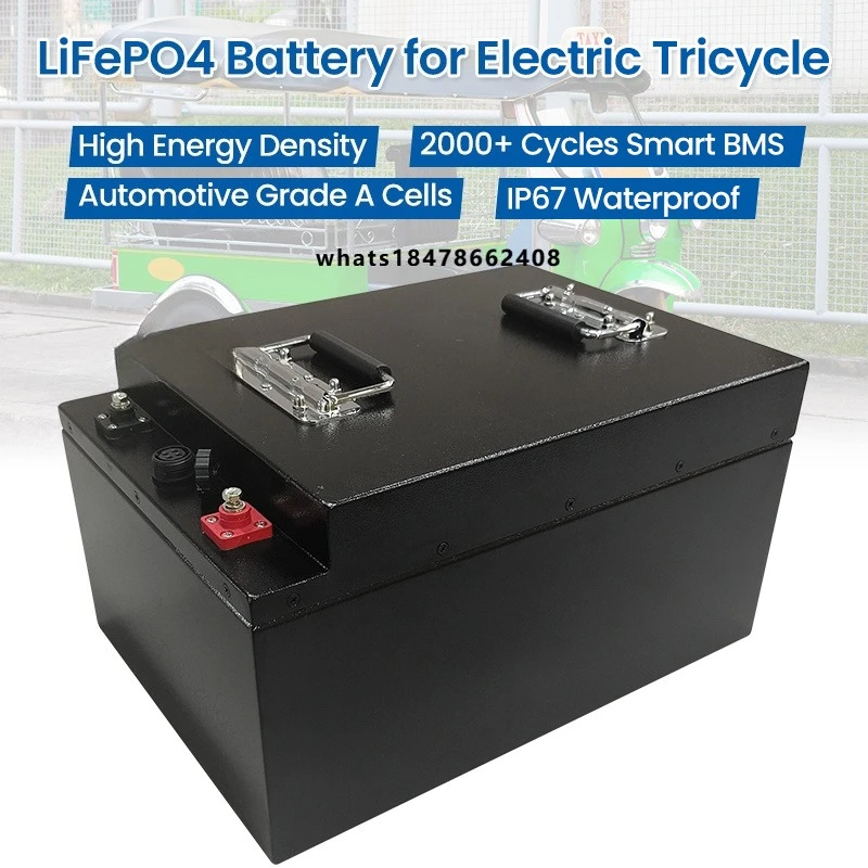 Factory Price 60V 72V 100Ah 200Ah LiFePO4 Battery Pack Long Life Adaptable to Electric Cars and Tricycles
Factory Price 60V 72V 100Ah 200Ah LiFePO4 Battery Pack Long Life Adaptable to Electric Cars and Tricycles