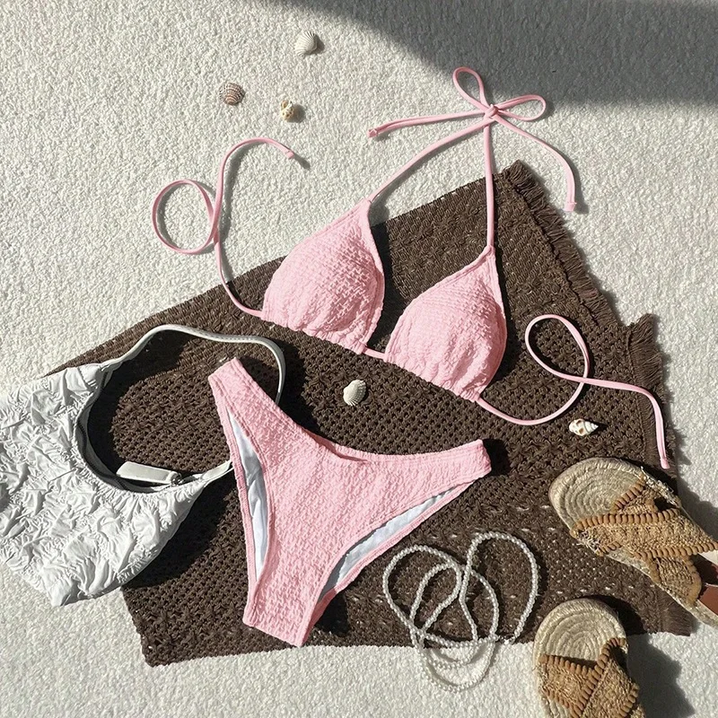 Micro Bikinis 2026 Women Swimsuit Tie Side Swimwear Female Strappy Bandage Thong Brazilian Biquini Special Fabric Swimming Suit
Micro Bikinis 2026 Women Swimsuit Tie Side Swimwear Female Strappy Bandage Thong Brazilian Biquini Special Fabric Swimming Suit