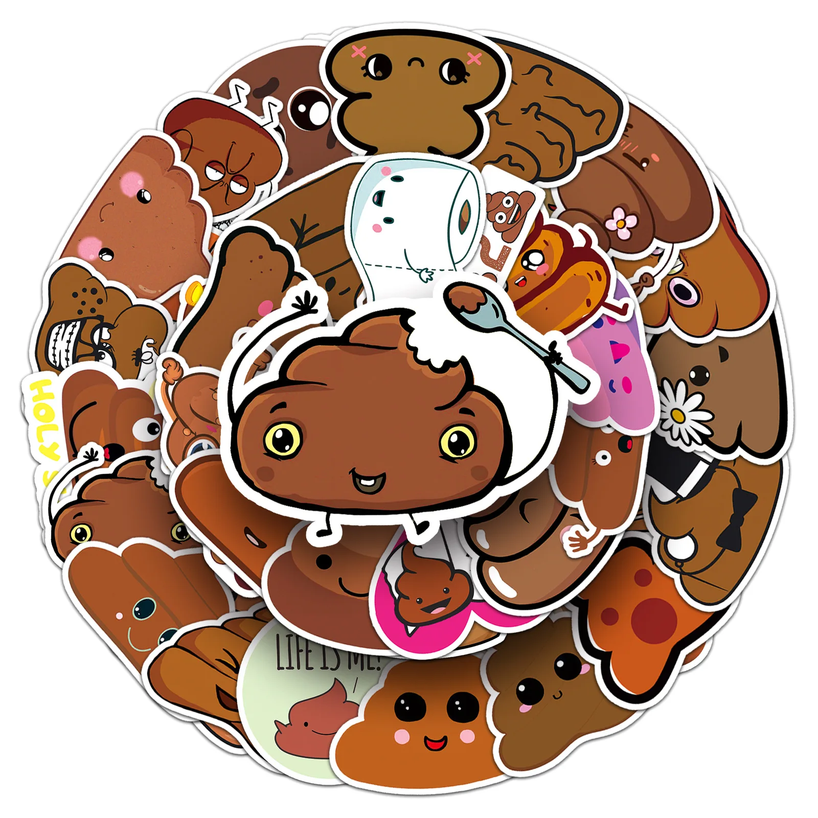 50Pcs Poop Wacky Stickers for Laptops, Phones, Skateboards, Luggage,Assorted Funny for Gifts, Party Favors.
50Pcs Poop Wacky Stickers for Laptops, Phones, Skateboards, Luggage,Assorted Funny for Gifts, Party Favors.