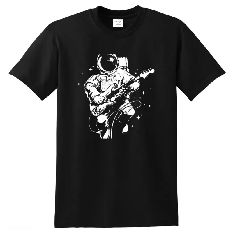 T-Shirt Funny astronaut plays guitar print men Tshirt o-neck t-shirts man New Men's Casual High Quality 100% Cotton tops tees
T-Shirt Funny astronaut plays guitar print men Tshirt o-neck t-shirts man New Men's Casual High Quality 100% Cotton tops tees