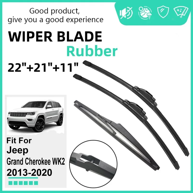 Rubber Car Wiper Blades for Jeep Grand Cherokee WK2 2013-2020 Windshield Wipers Rubber Car Accessories 2018 2019 2020
Rubber Car Wiper Blades for Jeep Grand Cherokee WK2 2013-2020 Windshield Wipers Rubber Car Accessories 2018 2019 2020