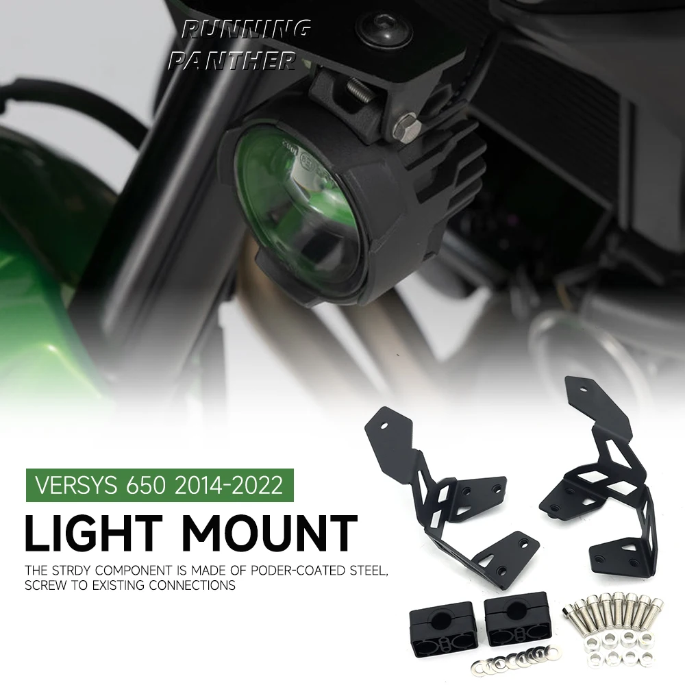 Motorcycle Accessories For Kawasaki Versys 650 VERSYS650 Fog lamp Spotlight Bracket Holder Spot Light Mount Kit 2014 - 2022 New
Motorcycle Accessories For Kawasaki Versys 650 VERSYS650 Fog lamp Spotlight Bracket Holder Spot Light Mount Kit 2014 - 2022 New