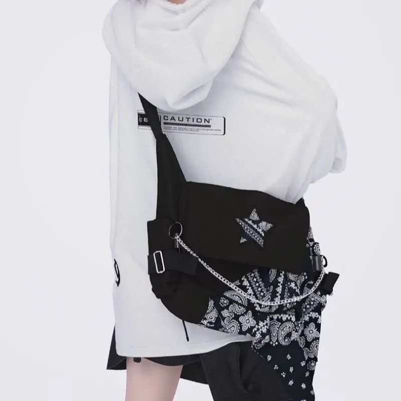 Trendy Star Chain Multifunctional Single Shoulder Crossbody Bag Large Capacity Student Street Leisure Work Travel Backpack
Trendy Star Chain Multifunctional Single Shoulder Crossbody Bag Large Capacity Student Street Leisure Work Travel Backpack