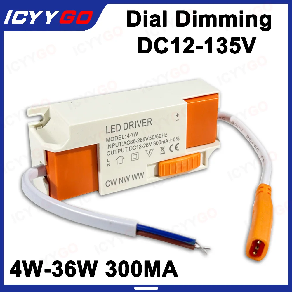 LED Driver 4-7W 8-12W 12-18W 12-36W Dual-Color Power Supply Panel Light Downlight Power Adapter Color Temperature Adjustment
LED Driver 4-7W 8-12W 12-18W 12-36W Dual-Color Power Supply Panel Light Downlight Power Adapter Color Temperature Adjustment