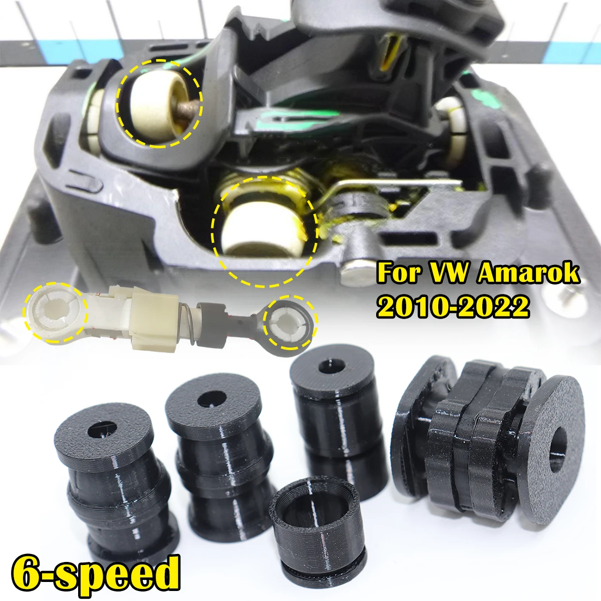 For VW Amarok 2010-2021 2022 Manual Gear Shifter Lever Selector End Rod Bushing Gearsticks Gearbox Shift Cable Linkage Car Parts
For VW Amarok 2010-2021 2022 Manual Gear Shifter Lever Selector End Rod Bushing Gearsticks Gearbox Shift Cable Linkage Car Parts