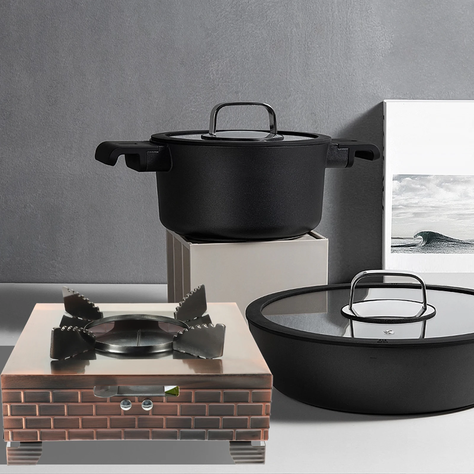 Compact Portable Wok Gas For Camping Outdoor Hiking Multi-Function Metal Lightweight Hot Pot Stove Stable Support Picnic
Compact Portable Wok Gas For Camping Outdoor Hiking Multi-Function Metal Lightweight Hot Pot Stove Stable Support Picnic