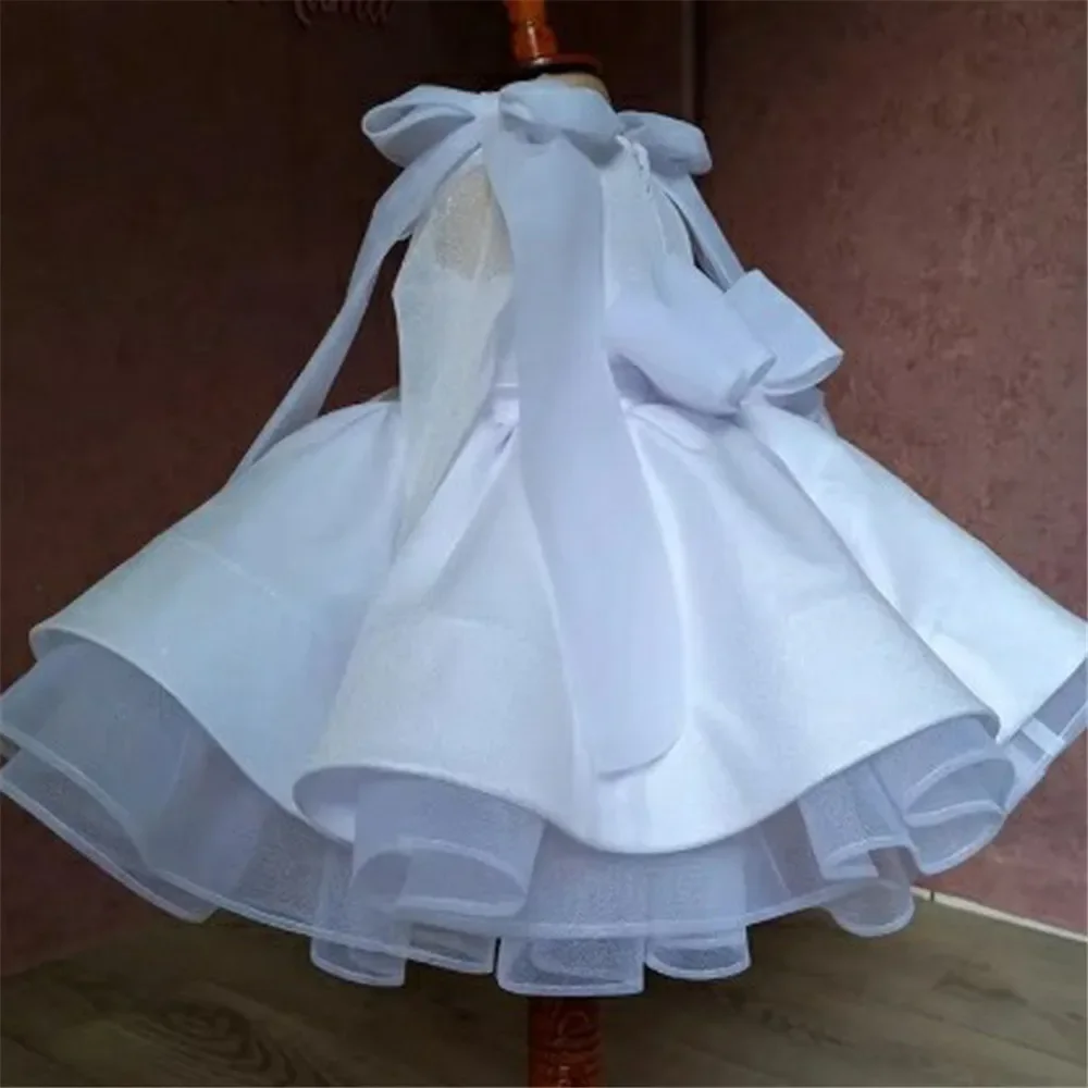 White Flower Girl Dress For Wedding Knee Length Sleeveless Princess Kids Birthday Party First Holy Communion Baby Ball Gown
White Flower Girl Dress For Wedding Knee Length Sleeveless Princess Kids Birthday Party First Holy Communion Baby Ball Gown