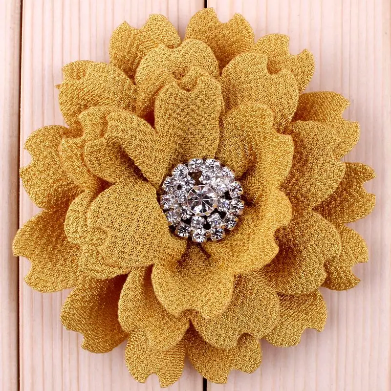 200pcs/lot 3.5" 9Colors Vintage Elegant Chic Artificial Fabric Flowers With Alloy Bling Rhinestone For Girls Hair Accessories
200pcs/lot 3.5" 9Colors Vintage Elegant Chic Artificial Fabric Flowers With Alloy Bling Rhinestone For Girls Hair Accessories