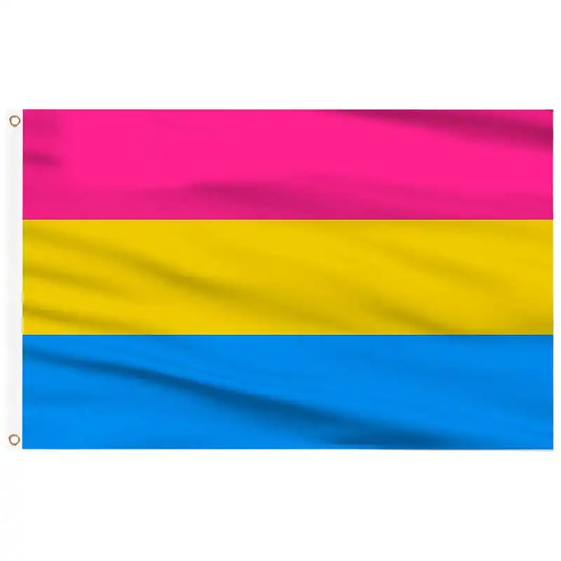 Pansexual Flag Pansexuality Omnisexuality Pride 90x150cm Polyester Printed LGBT Flags Banners Decoration Celebration Parades
Pansexual Flag Pansexuality Omnisexuality Pride 90x150cm Polyester Printed LGBT Flags Banners Decoration Celebration Parades