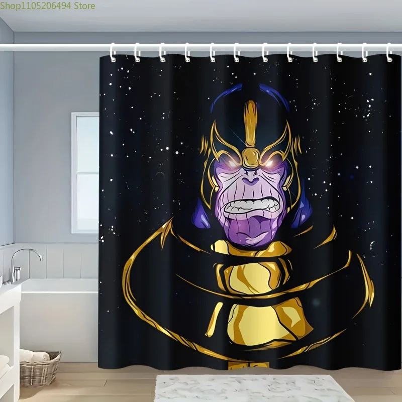 1pc MARVEL Thanos Shower Curtain,,, Machine Washable, with Hooks, Bathtub Partition, for Bathroom Decoration
1pc MARVEL Thanos Shower Curtain,,, Machine Washable, with Hooks, Bathtub Partition, for Bathroom Decoration