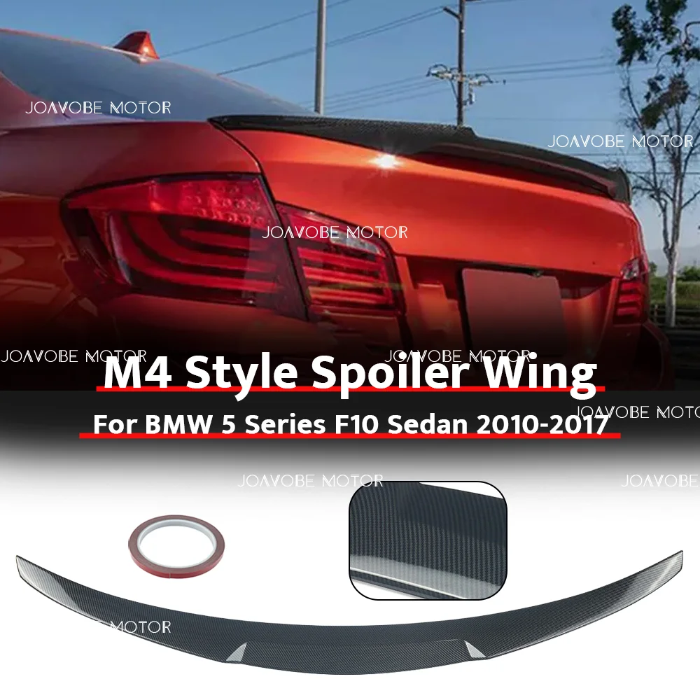 Глянцевый карбоновый спойлер в стиле M4 для BMW 5 серии F10 седан 2010-2017
Глянцевый карбоновый спойлер в стиле M4 для BMW 5 серии F10 седан 2010-2017