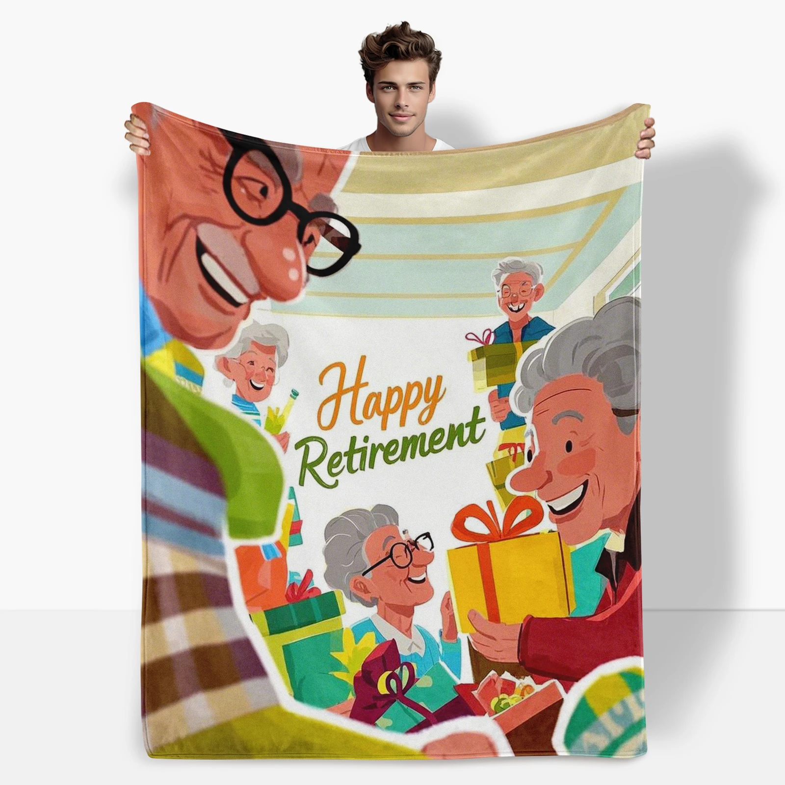 Charming Cartoon Elderly Get Together Retirement Blanket Celebrates A New Chapter In Life
Charming Cartoon Elderly Get Together Retirement Blanket Celebrates A New Chapter In Life