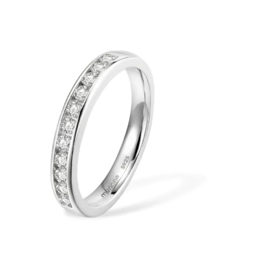 Moissanite Wedding Bands for Women Men 18k White Gold Vermeil Sterling Silver Lab Created Diamond Band Ring Scratch Resistant a
Moissanite Wedding Bands for Women Men 18k White Gold Vermeil Sterling Silver Lab Created Diamond Band Ring Scratch Resistant a