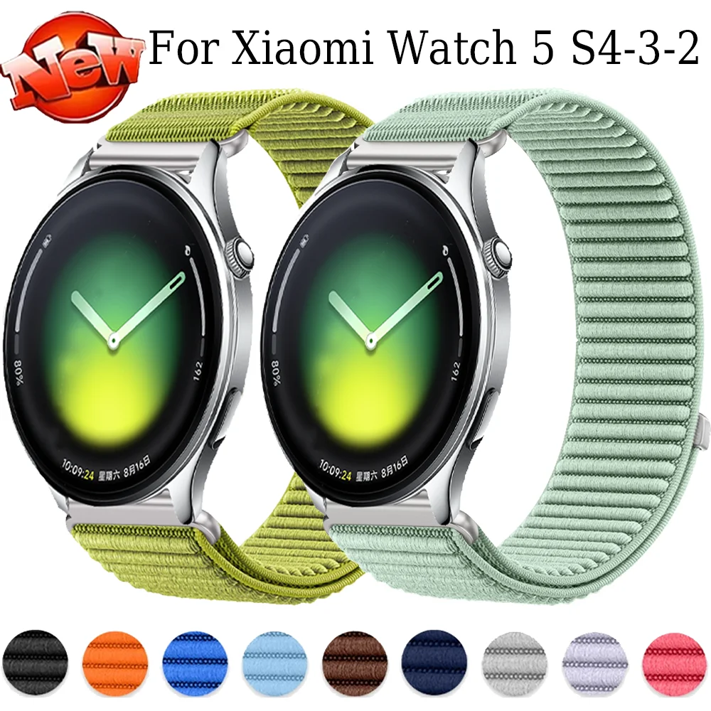 18mm 20mm 22mm Nylon Loop Strap For Xiaomi Watch 5 S4-3-2 Sports Bracelet For Oneplus Watch Lite-3-2/OPPO Watch S-X2-X Accessory
18mm 20mm 22mm Nylon Loop Strap For Xiaomi Watch 5 S4-3-2 Sports Bracelet For Oneplus Watch Lite-3-2/OPPO Watch S-X2-X Accessory
