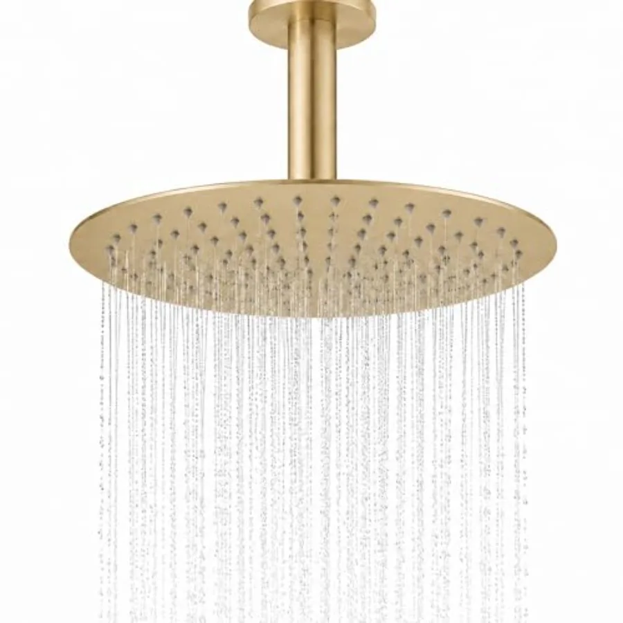 12 Inch Rainfall Shower Head, High Pressure Overhead Shower Heads, Wall Ceiling Mounted Ultra Thin Stainless Steel Shower Head
12 Inch Rainfall Shower Head, High Pressure Overhead Shower Heads, Wall Ceiling Mounted Ultra Thin Stainless Steel Shower Head