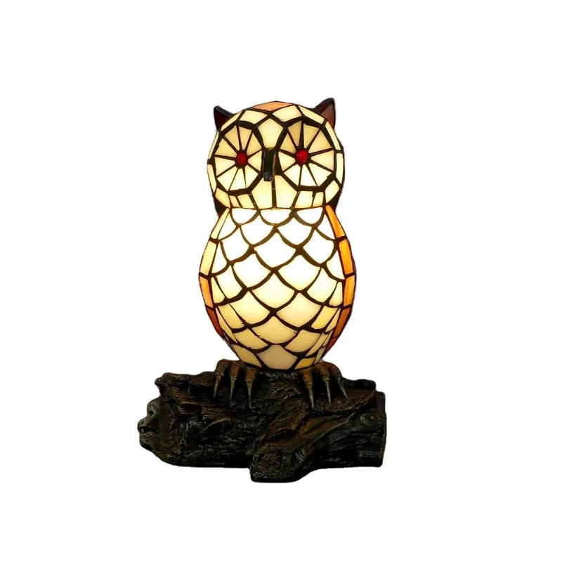 Cute Owl Lamp Cute Animal Shape Table Lamp Night Light Tiffany Style Stained Glass LED Modern Nordic Lamp
Cute Owl Lamp Cute Animal Shape Table Lamp Night Light Tiffany Style Stained Glass LED Modern Nordic Lamp