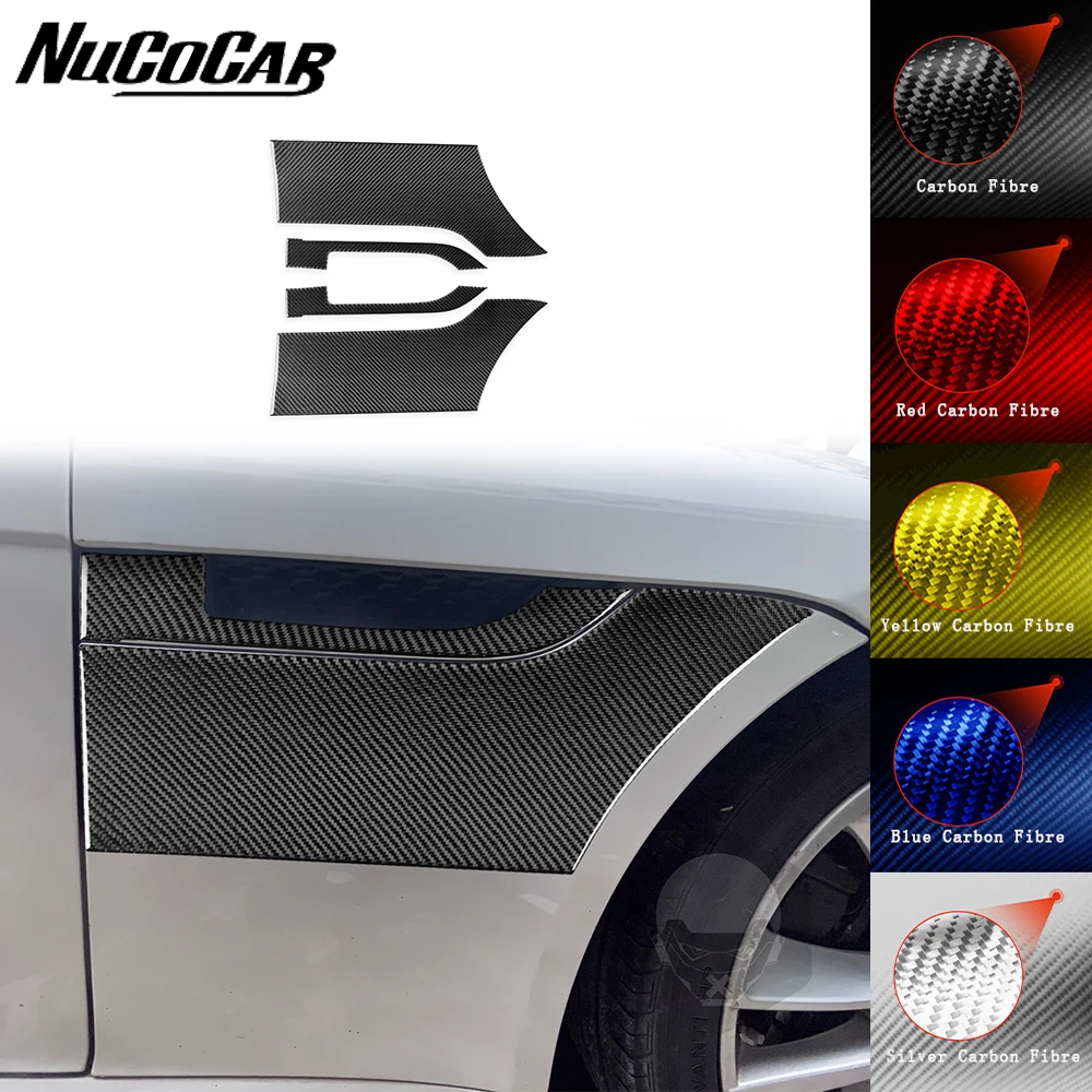 For Jaguar F-TYPE 2013-2024 Carbon Fiber Front side fender Panel Trim Cover Car Exterior Accessories Decorative Stickers
For Jaguar F-TYPE 2013-2024 Carbon Fiber Front side fender Panel Trim Cover Car Exterior Accessories Decorative Stickers