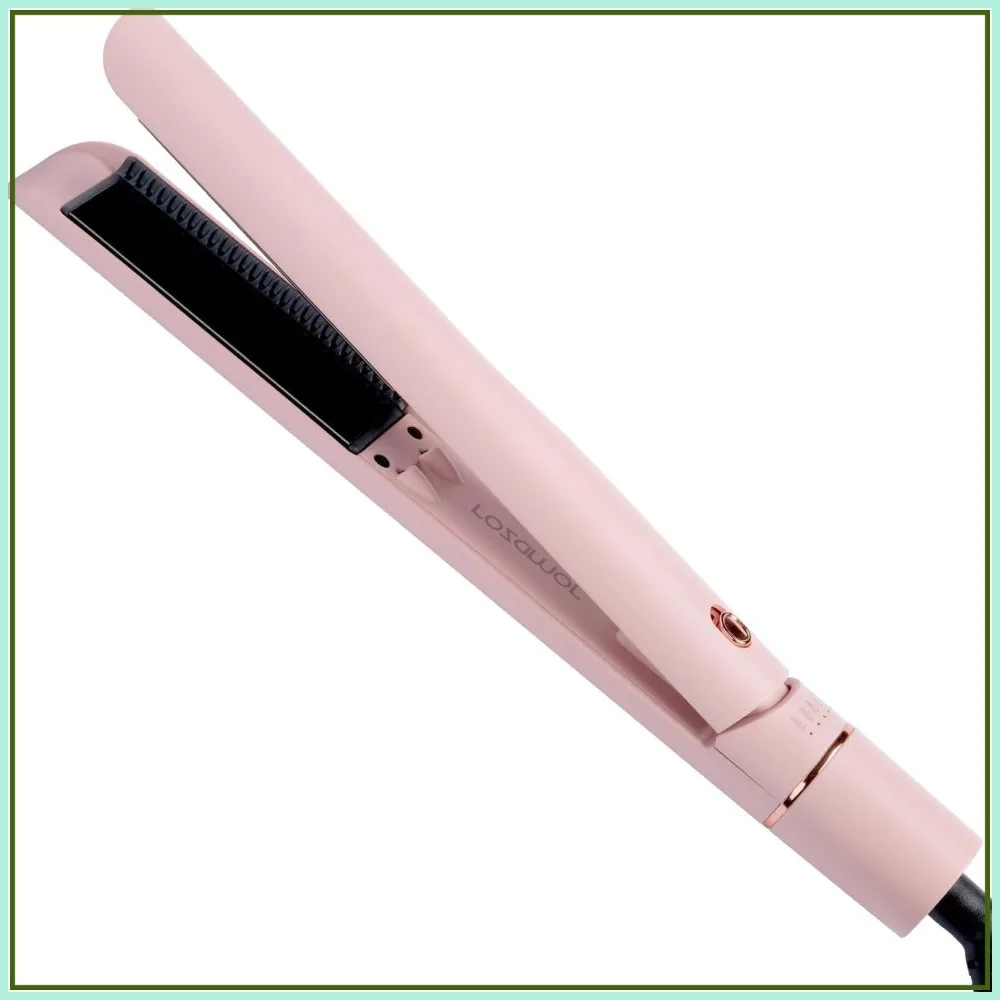 2-in-1 Hair Straightener and Curler, 1 Inch Flat Iron with Anti-Scald, Negative Ions, Dual Voltage
2-in-1 Hair Straightener and Curler, 1 Inch Flat Iron with Anti-Scald, Negative Ions, Dual Voltage
