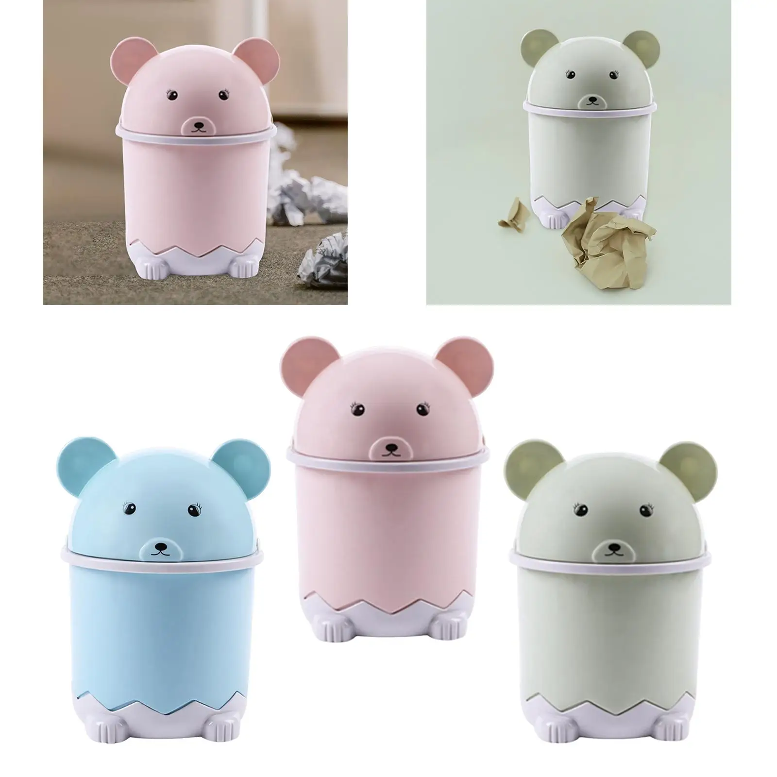 Modern Countertop Trash Can with Lid Office Counter Waste Bin Compact Trash Can for Coffee Table Dresser Desk Home
Modern Countertop Trash Can with Lid Office Counter Waste Bin Compact Trash Can for Coffee Table Dresser Desk Home