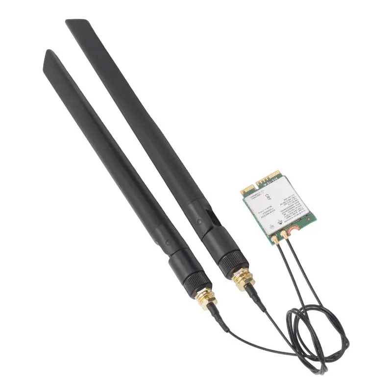 N34R-9560NGW Wifi Card+2Xantenna 1730Mbps Wireless AC 9560 2.4G+5G BT 5.0 802.11Ac M.2 CNVI 9560NGW Wireless Adapter
N34R-9560NGW Wifi Card+2Xantenna 1730Mbps Wireless AC 9560 2.4G+5G BT 5.0 802.11Ac M.2 CNVI 9560NGW Wireless Adapter