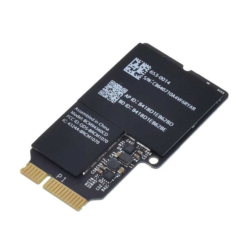 1 шт. BCM94360CD Wi-Fi Bluetooth-карта 1750 Мбит/с двухдиапазонный Broadcom для Apple Hackintosh
1 шт. BCM94360CD Wi-Fi Bluetooth-карта 1750 Мбит/с двухдиапазонный Broadcom для Apple Hackintosh